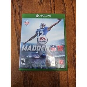 Madden NFL 16 (Microsoft Xbox One, 2015) Tested, Working COMPLETE